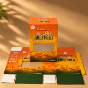 cetak dus botol sirup murah